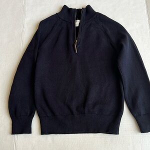 J Crew 1/4 Zip Popover Sweater-EUC